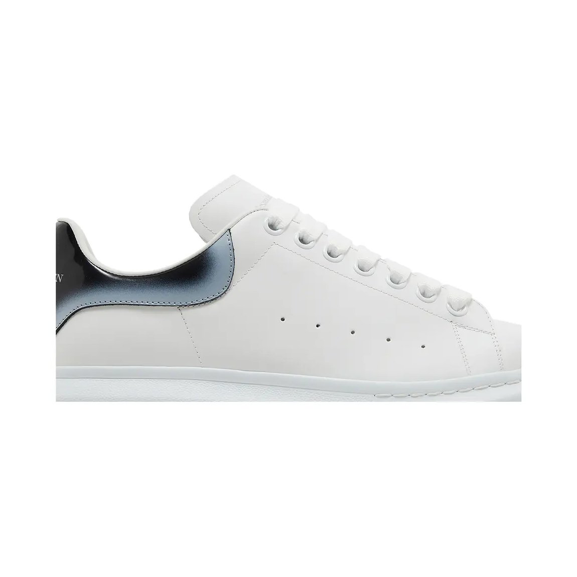 Alexander McQueen Oversized Sneaker 'Faded Heel - White Black Silver'