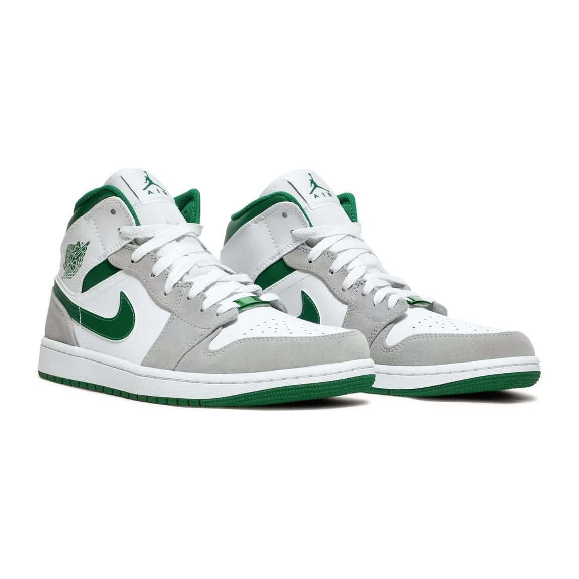 Air Jordan 1 Mid SE Grey Pine Green