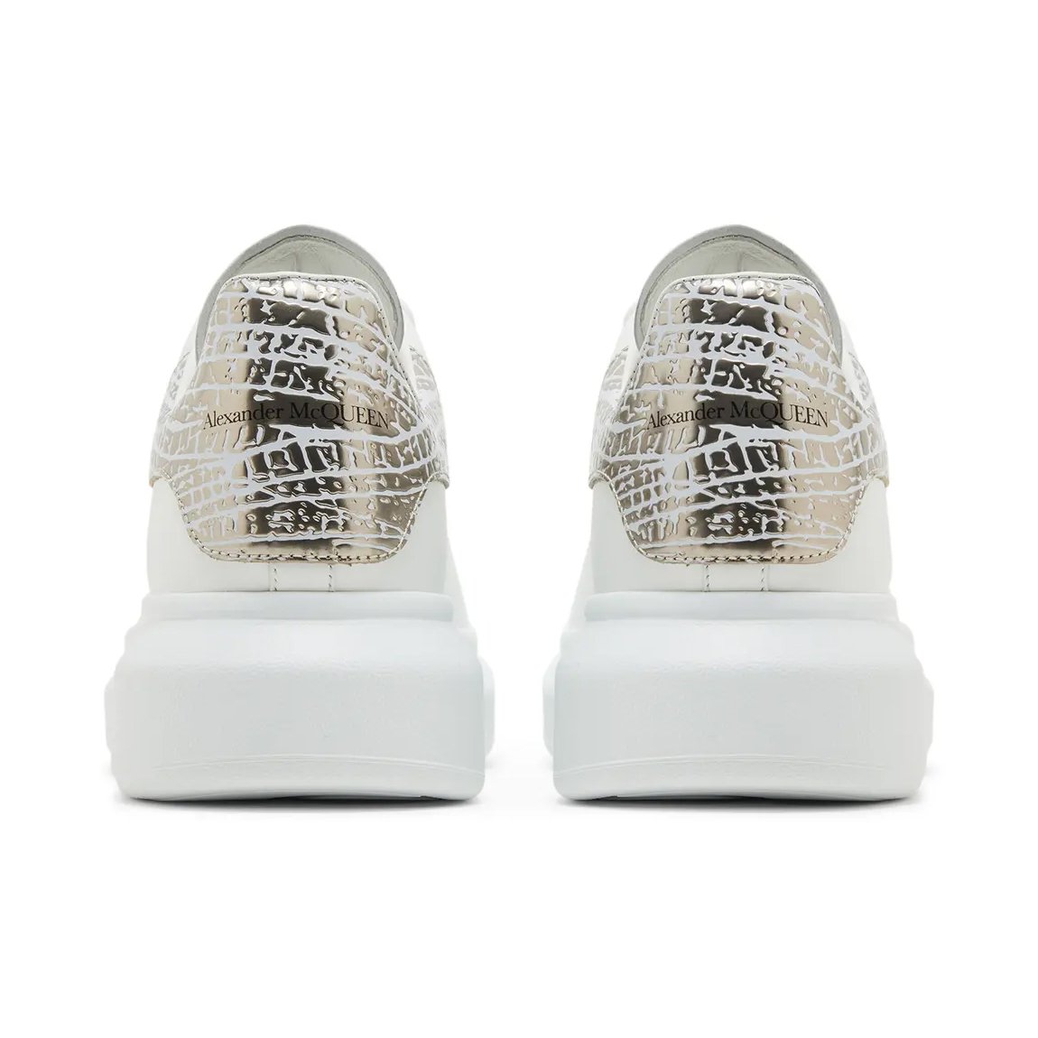 Alexander McQueen Oversized Sneaker 'Dragonfly Print - White Silver'