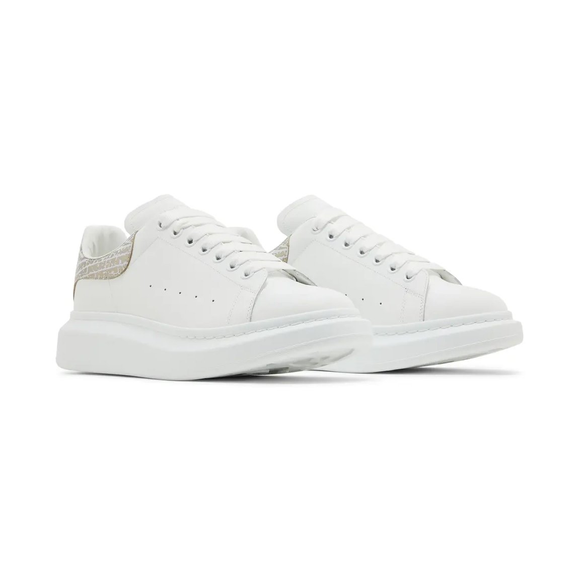 Alexander McQueen Oversized Sneaker 'Dragonfly Print - White Silver'