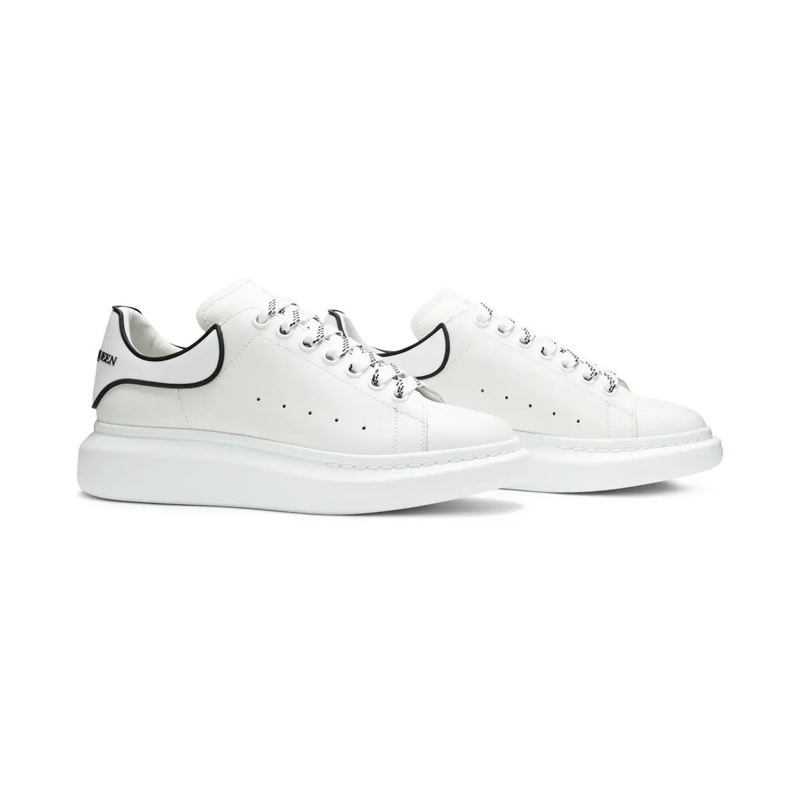 Alexander McQueen Oversized Sneaker 'New Tech Calf - White Black'